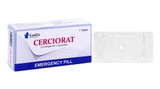 Cerciorat thuốc tránh thai khẩn cấp trong vòng 72 giờ (1 vỉ x 1 viên)