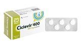 Ciclevir 400 ngừa, trị nhiễm virus (10 vỉ x 5 viên)