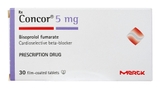 Thuốc Concor 5mg Merck điều trị tăng huyết áp (3 vỉ x 10 viên)