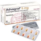 Advagraf 5 mg - Thuốc dự phòng thải ghép gan, thận ở người nhận trưởng thành.