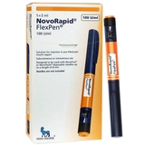 Bút tiêm Novorapid FlexPen 100UI/ml hỗ trợ kiểm soát đường huyết (1 cây)