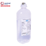 Dịch truyền Natri Clorid 0.9% Braun bổ sung natri clorid và nước (500ml)