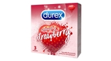Bao cao su Durex Sensual hương dâu 52mm hộp 3 cái
