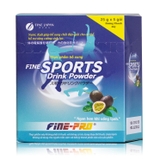 Thức uống bù nước và điện giải Fine Sports Drink Powder (hương chanh dây) hộp 5 gói x 25g