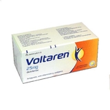 Thuốc giảm đau, kháng viêm Voltaren 25mg hộp 10 vỉ x 10 viên
