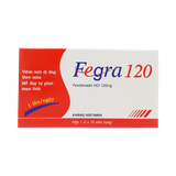 Thuốc điều trị viêm mũi dị ứng Fegra 120mg hộp 10 viên