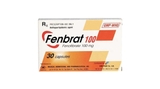 Fenbrat 100 trị tăng mỡ máu (3 vỉ x 10 viên)