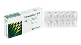 Fexostad 60 trị triệu chứng viêm mũi dị ứng, mày đay (1 vỉ x 10 viên)