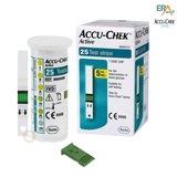 Que thử đường huyết Accu-Chek Active cho máy đo đường huyết Accu-Chek Active (25 cái)