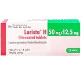 Thuốc Lorista H 50mg/12.5mg KRKA điều trị huyết áp cao (2 vỉ x 14 viên)