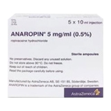 Anaropin 5mg/ml Astra Zeneca 5 lọ x 10ml