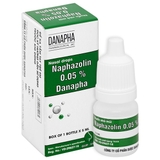 Thuốc nhỏ mũi Naphazolin 0.05% Danapha giảm nghẹt mũi, sung huyết mũi lọ 5ml