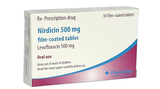 Nirdicin 500mg trị viêm xoang, viêm phổi, viêm phế quản (1 vỉ x 10 viên)