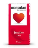 Bao cao su Masculan Sensitive đỏ hộp 10 cái
