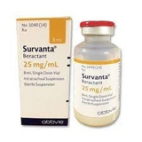 SURVANTA SUSPENSION 25MG điều trị hội chứng suy hô hấp