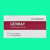 Viên đặt âm đạo Genbay Farmaprim điều trị nhiễm khuẩn âm đạo (2 vỉ x 6 viên)