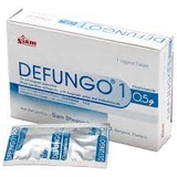 Viên đặt DEFUNGO 1 hộp 1 vỉ x 1 viên 0.5g