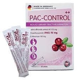 Pac-Control có tác dụng giúp hỗ trợ lợi tiểu, ngừa viêm đường tiết niệu