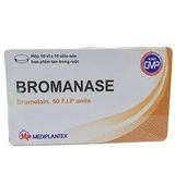 Thuốc Bromanase điều trị viêm sưng, phù nề sau phẫu thuật (10 vỉ x 10 viên)
