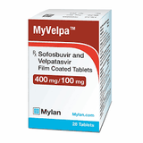 Thuốc Myvelpa 400mg/100mg Mylan điều trị viêm gan C mạn tính