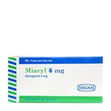 Miaryl 4mg hộp 100 viên trị đái tháo đường