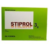 Thuốc Stiprol 3g Hadiphar điều trị táo bón (3g x 6 tuýp)