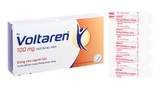 Viên đặt trực tràng Voltaren 100mg giảm đau, kháng viêm (1 vỉ x 5 viên)