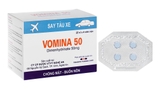 Vomina 50 trị chóng mặt, buồn nôn (25 vỉ x 4 viên)