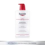 Sữa tắm không mùi Eucerin pH5 WashLotion Preserves Skin Resilience cho da nhạy cảm (1000ml)