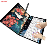 OEM ODM 14inch double screen Laptop RAM 16GB SSD 256-2TB Celeron processor 11th N100 CPU 2 in 1 touch screen 2K notebook
