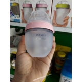 Bình sữa Comotomo Mỹ 150ml hồng - Chính hãng