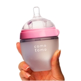Bình sữa Comotomo Mỹ 150ml hồng - Chính hãng