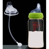 Núm mỏ vịt kèm ống hút cho bình sữa Moyuum, Pigeon, Ubmon, Avent, Jubon, Lansinoh...