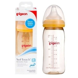 Bình sữa Pigeon SofTouch nhập khẩu 160ml/240ml (chính hãng)