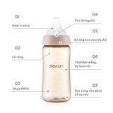 Bình sữa Moyuum Hàn Quốc 270ml Trơn - Chính hãng