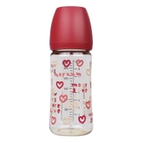 Bình sữa Moyuum Hàn Quốc 270ml Tim đỏ (Red Love) - Chính hãng