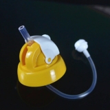 Nắp tập uống kèm ống hút Pigeon cổ rộng