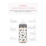 Bình sữa Moyuum Hàn Quốc 270ml Thỏ Xám (Rabbit Limited Edition) - Chính hãng