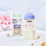 Bình sữa Jubon cổ vuông 150ml/240ml núm ti siêu mềm - Chính hãng