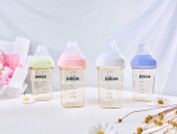 Bình sữa Jubon cổ vuông 150ml/240ml núm ti siêu mềm - Chính hãng