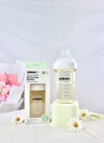 Bình sữa Jubon cổ vuông 150ml/240ml núm ti siêu mềm - Chính hãng