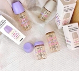 Bình sữa Moyuum Hàn Quốc Mèo tím và ghi 170ml/270ml (With Cat) - Chính hãng