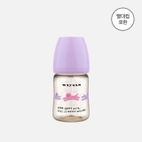 Bình sữa Moyuum Hàn Quốc Mèo tím và ghi 170ml/270ml (With Cat) - Chính hãng