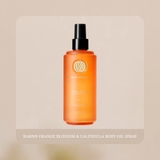 Dầu xịt dưỡng thể hương cam và cúc La Mã - ORANGE BLOSSOM & CALENDULA BODY OIL 260 ML OC0103