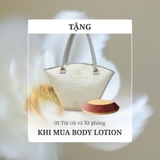COMBO QUÀ TẶNG KHI MUA BODY LOTION - Túi cối và xà phòng hương thiên nhiên 100g HARNN