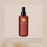 Dầu xịt dưỡng thể hương hoa hồng và phong lữ - HARNN ROSE & GERANIUM BODY OIL SPRAY RG0103