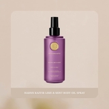 Dầu xịt dưỡng thể hương chanh Kaffir và bạc hà  - HARNN KAFFIR LIME & MINT BODY OIL SPRAY KM0103
