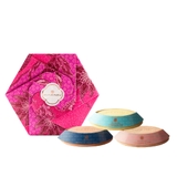 Xà phòng hương gạo đỏ, chi sả và oải hương, phong lữ - MOUNTAIN FLORAL SOAPS SET (ROSE-LAVENDER-CYMBOPOGON) GB02161