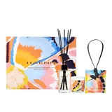 Bộ nến, tán hương và túi thơm hương trà trắng - HARNN SOULFUL CELEBRATION HOME AMBIENCE SET WHITE TEA & CAMELLIA 80ml, 100ml, 30g GB02901