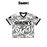 [Deal Mở Bán] Áo Thun Boxy Simon'c Jersey  CAMO -  Basic Lưới Unisex Nam Nữ